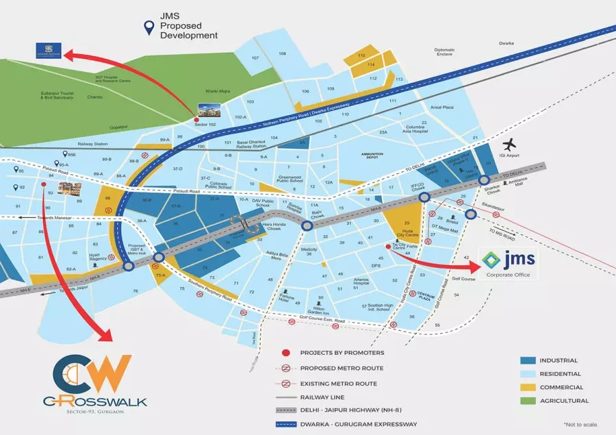 jms crosswalk location map